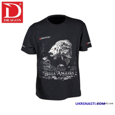 Футболка Dragon Hells Anglers КАРП черная